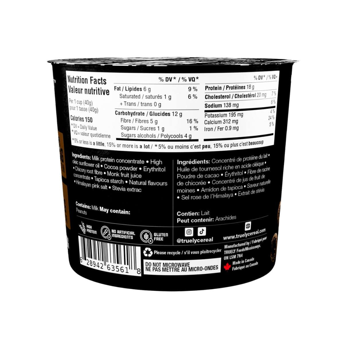 Truely Foods Cocoa High Protein Cereal