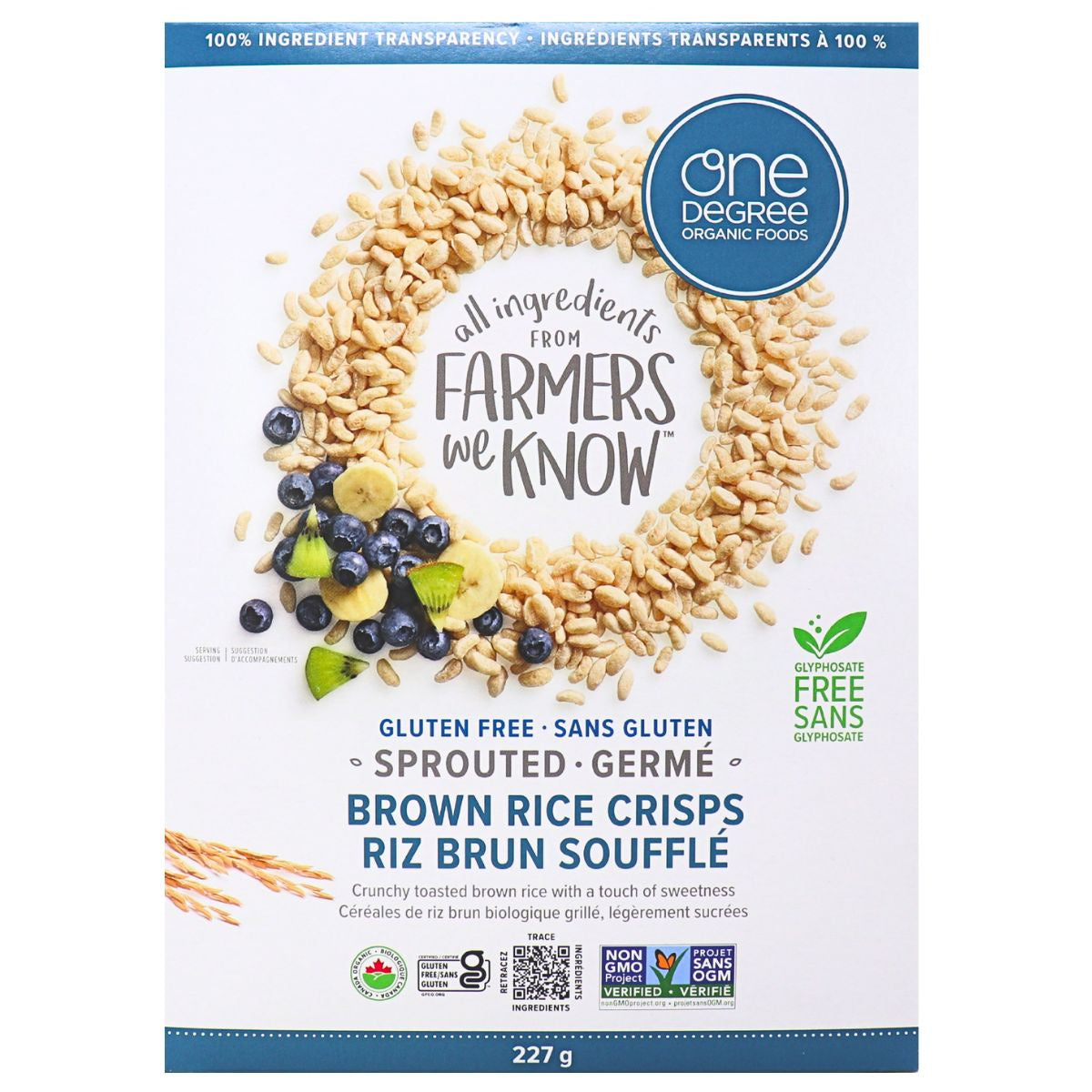One Degree Organic Sprouted Brown Rice Crisps