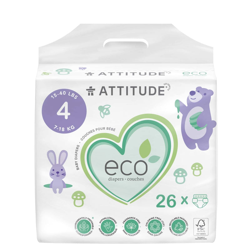 Maxi Size 4 Eco Diapers 7-18kg