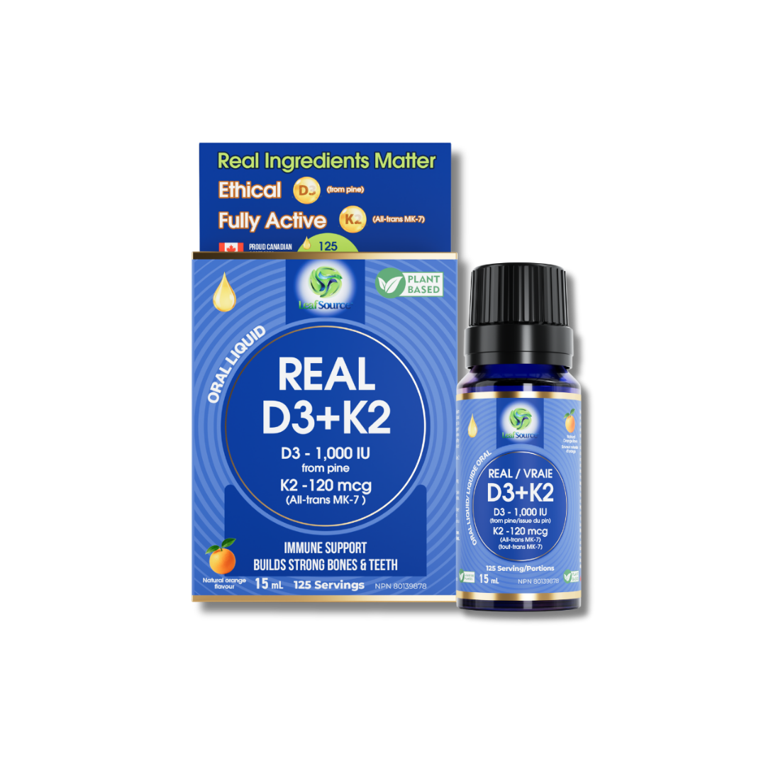 LeafSource Real D3+K2 Oral Liquid