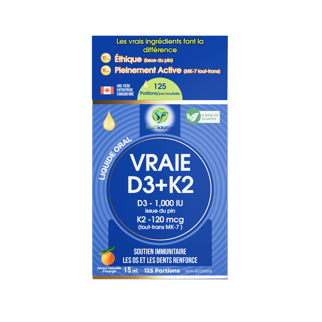 LeafSource Real D3+K2 Oral Liquid