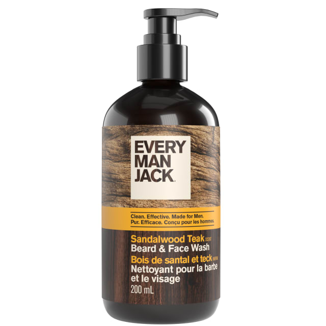 Every Man Jack Sandalwood Beard + Face Wash