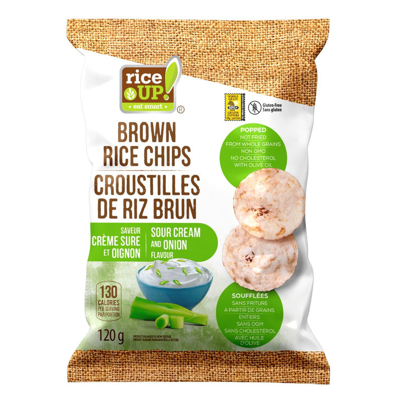 Sour Cream and Onion Brown Rice Chips