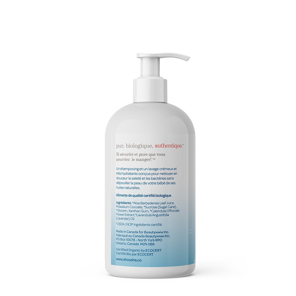 Organic Hypoallergenic French Lavender Shampoo & Baby Wash