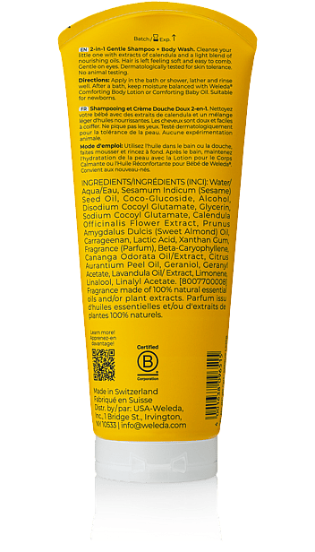 Weleda 2 in 1 Gentle Shampoo & Bodywash