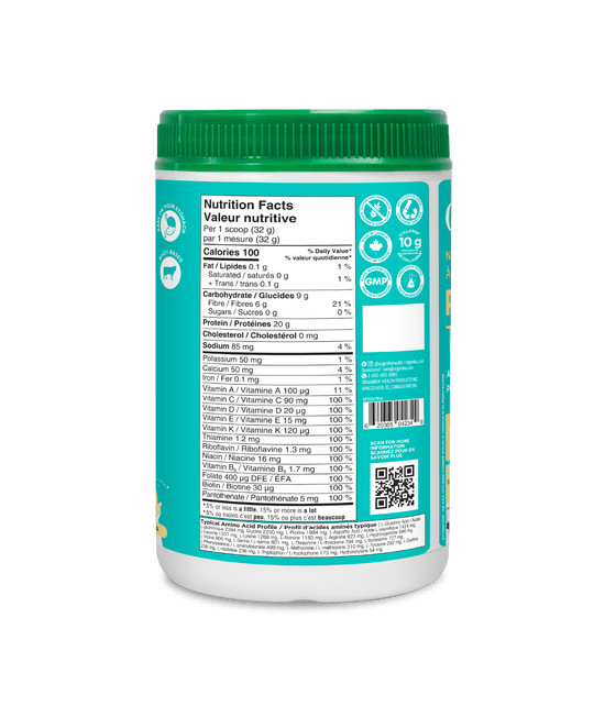 Organika Vanilla Whey-Based All-in-One Protein