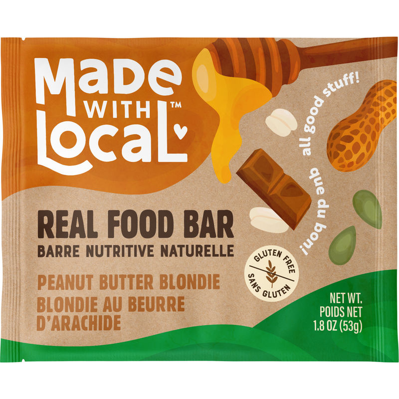 Made with Local Peanut Butter Blondie Bar