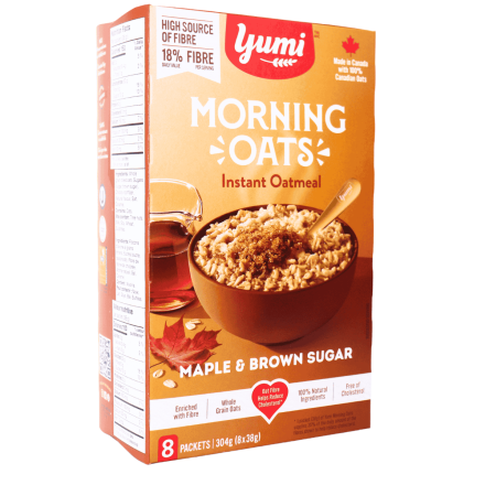 Yumi Maple & Brown Sugar Morning Oats Instant Oatmeal
