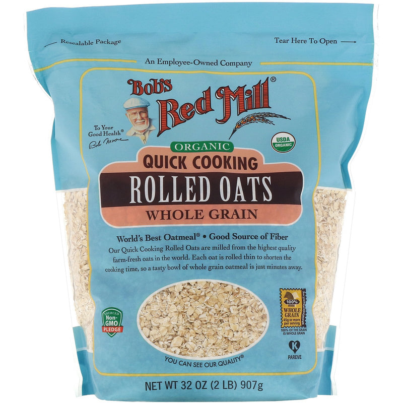 Organic Quick Cook Rolled Oats