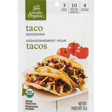 Organic Taco Seasoning Mix