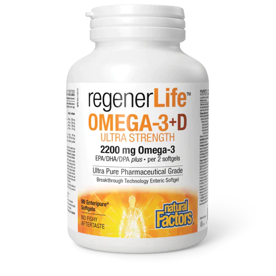regenerLife OMEGA-3+D ULTRA STRENGTH