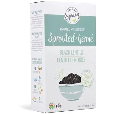 Organic Sprouted Black Lentils