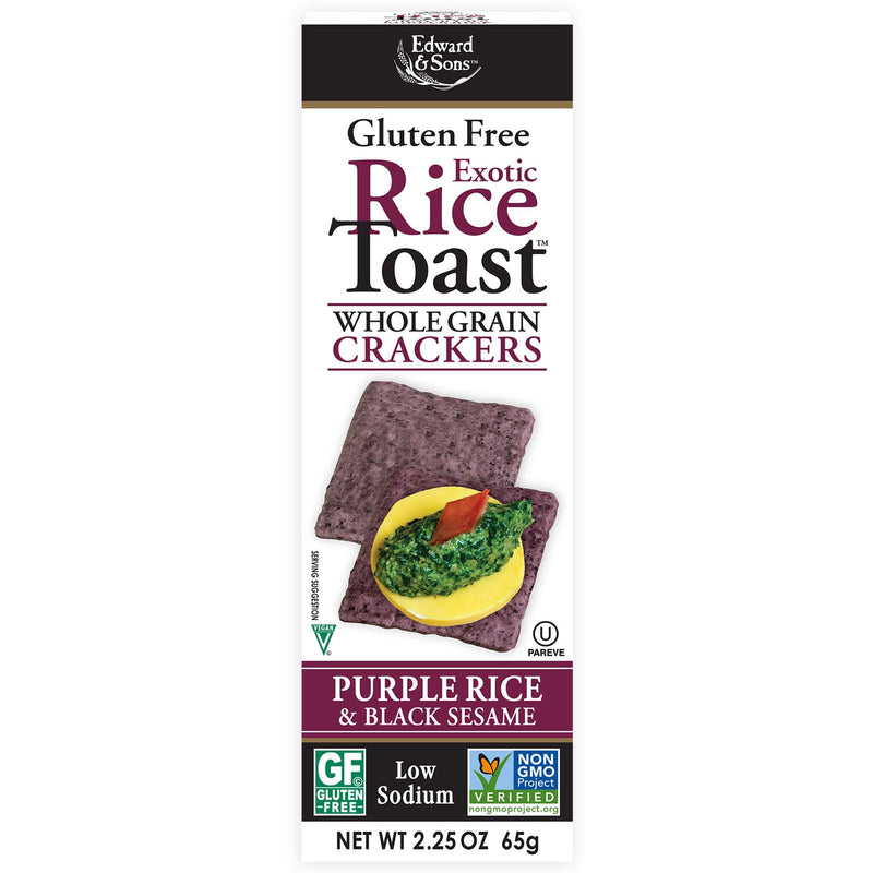 Purple Rice & Sesame Toast