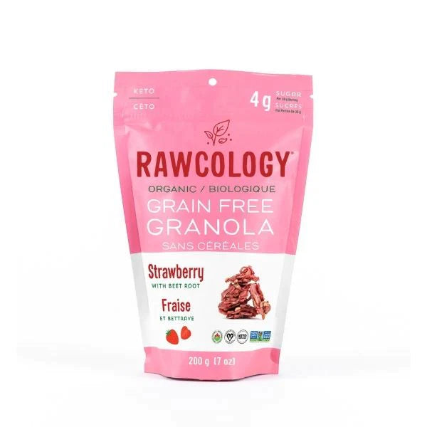 Organic Strawberry Crunch Raw Grain Free Granola