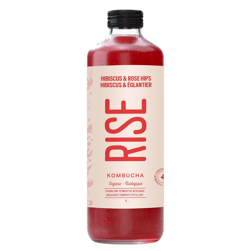 Organic Hibiscus Rosehip Kombucha