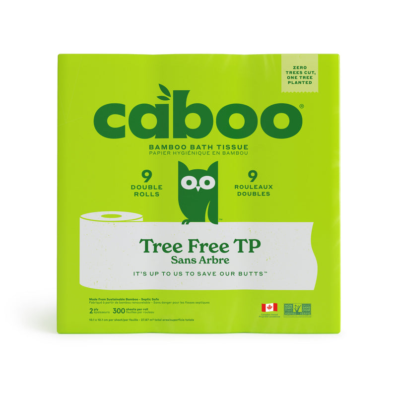 2 Ply 300 Sheet Plastic Free Bath Tissue