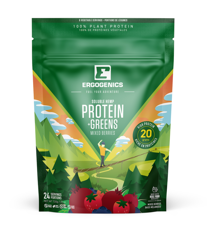 Organic Mixed Berries Hemp Protein + Greens