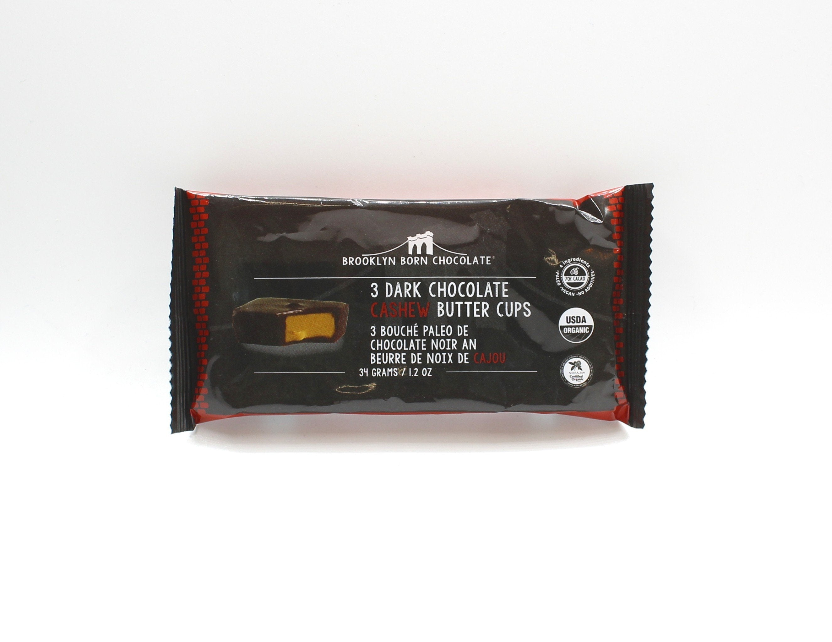 Dark Chocolate Cashew Butter Cups