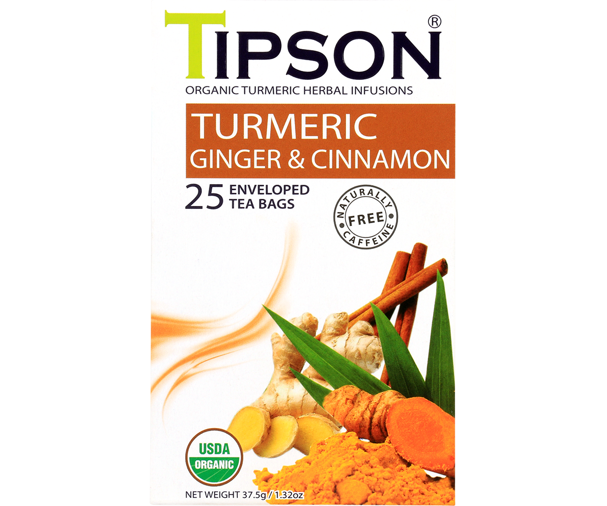 Organic Turmeric & Ginger Cinnamon Tea