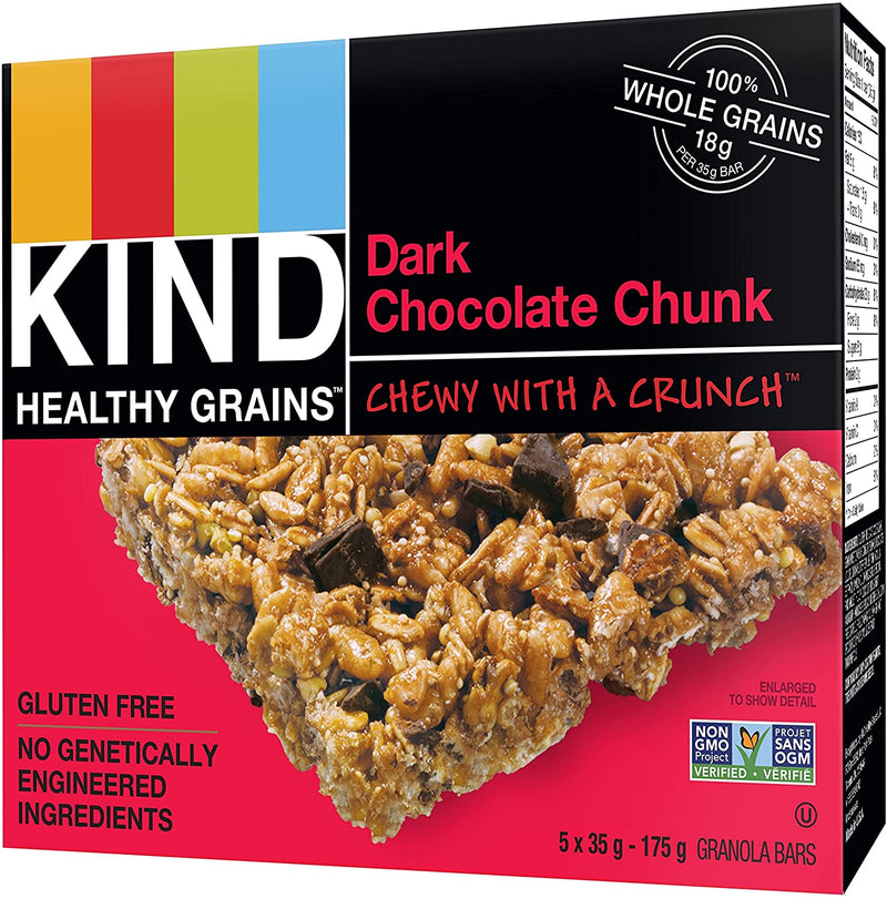 Dark Chocolate Chunk Granola Bars