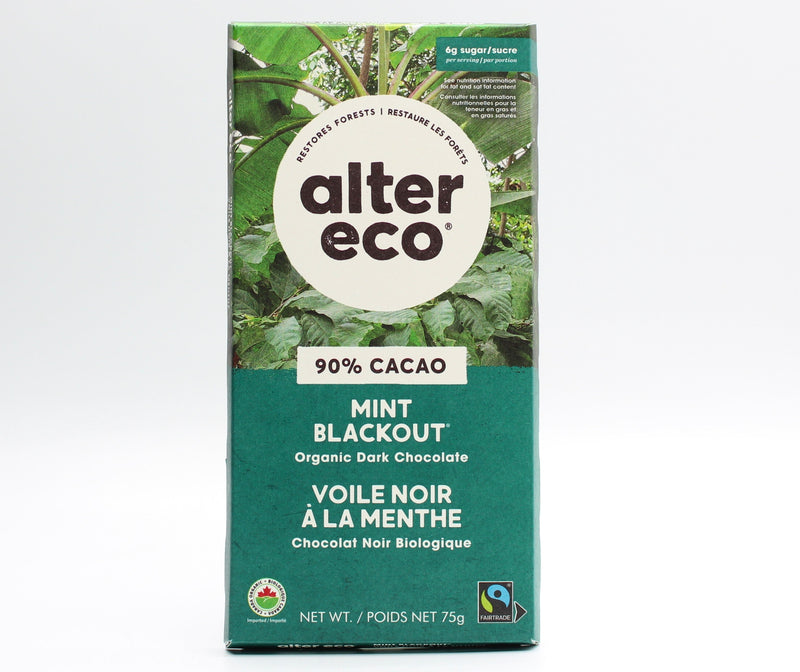 Mint Blackout Organic Dark Chocolate