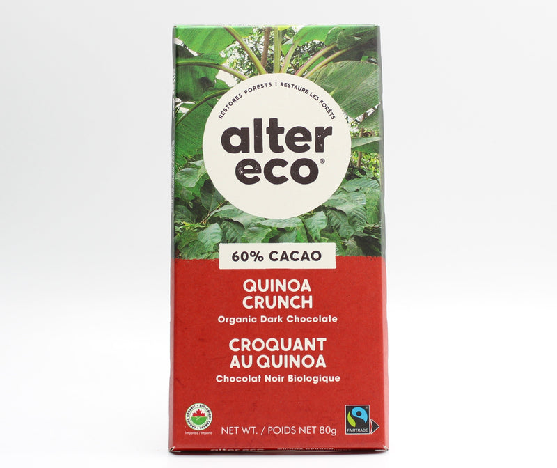 Quinoa Crunch Organic Dark Chocolate