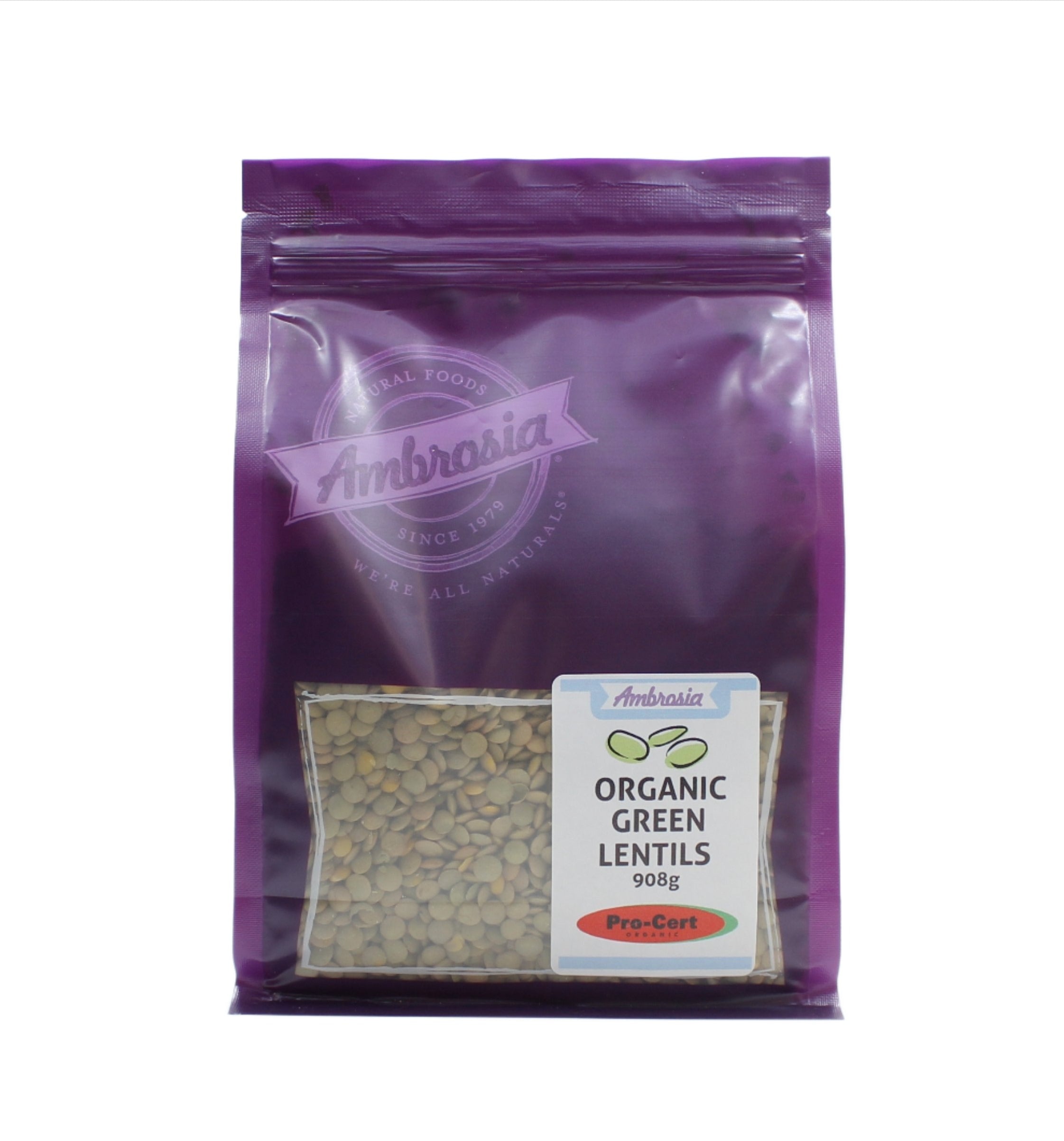 Organic Green Lentils
