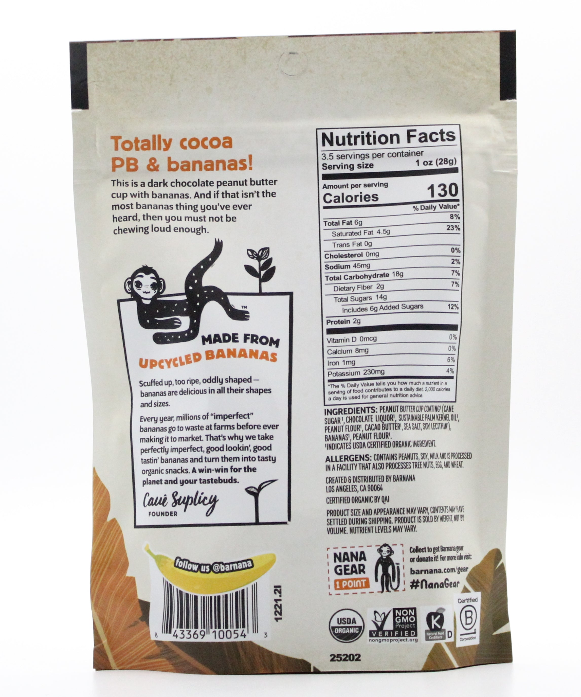 Organic Chewy Banana Bites