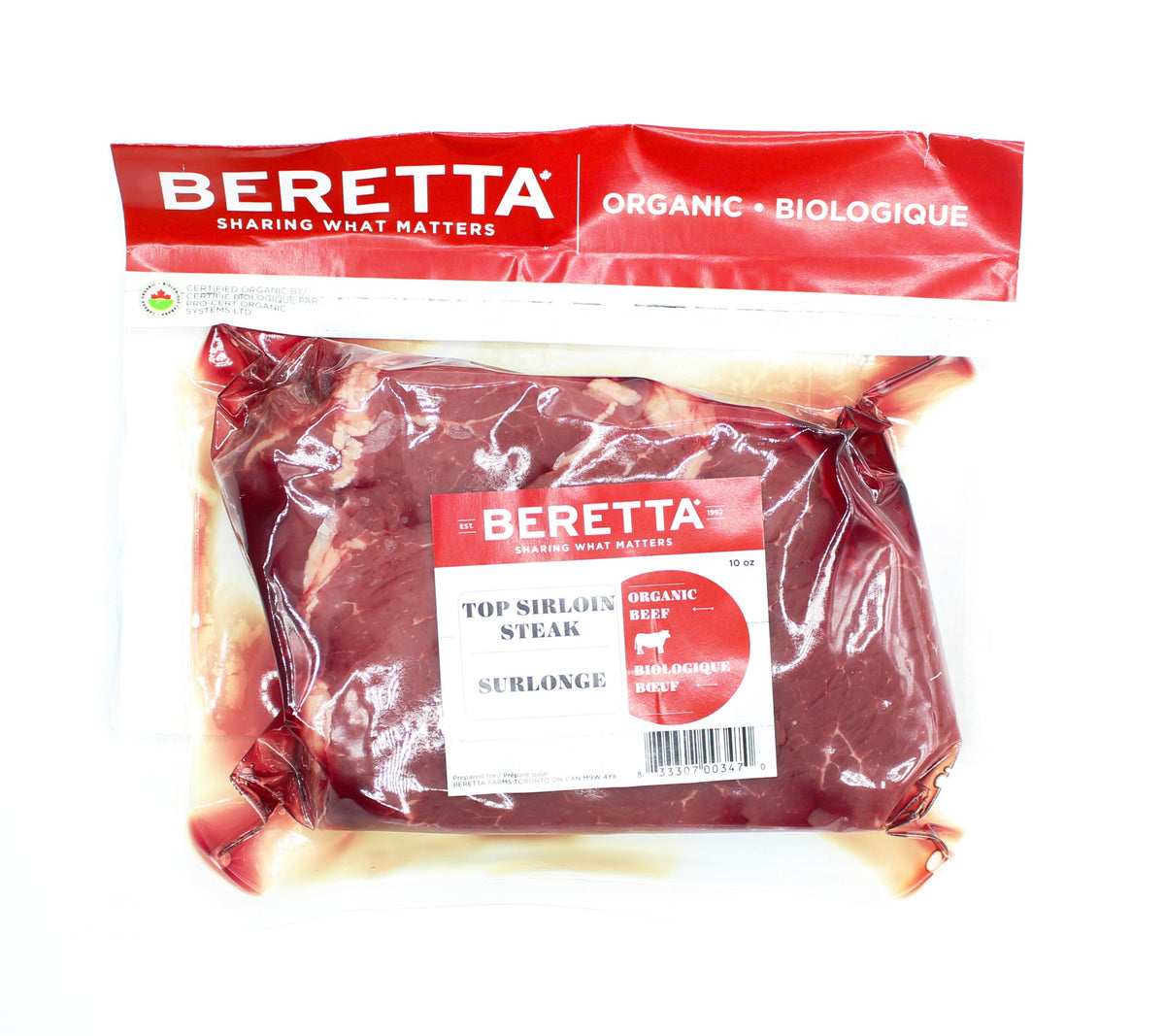 Beretta Top Sirloin Steaks