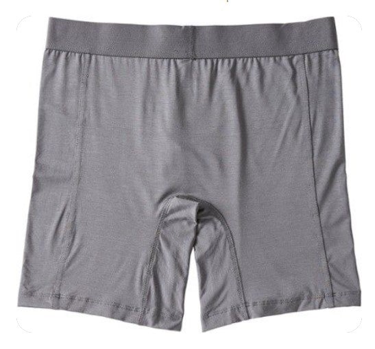 Boody Wear Men Boxers with Waistband Ash - Medium
