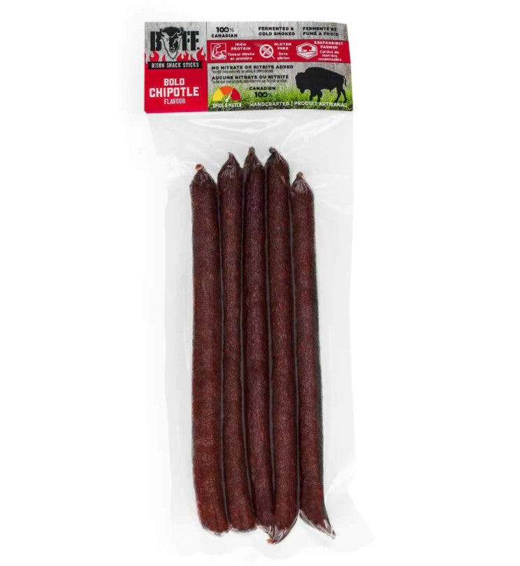 Chipotle Bison Snack Sticks