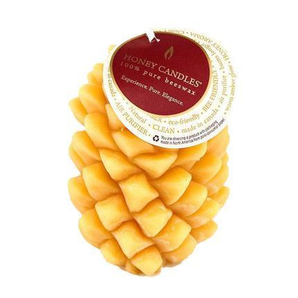 Honey Candles Ponderosa Pine Cone