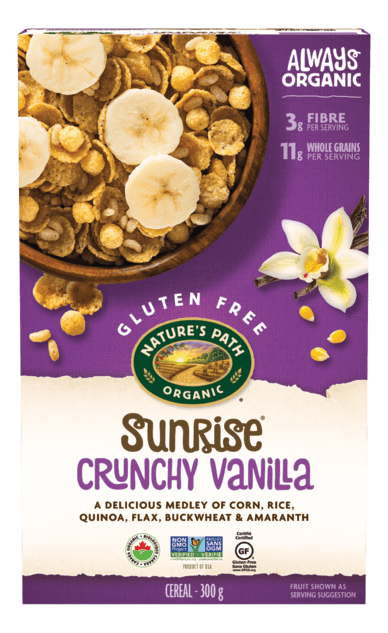 Organic Gluten Free Sunrise® Crunchy Vanilla Cereal