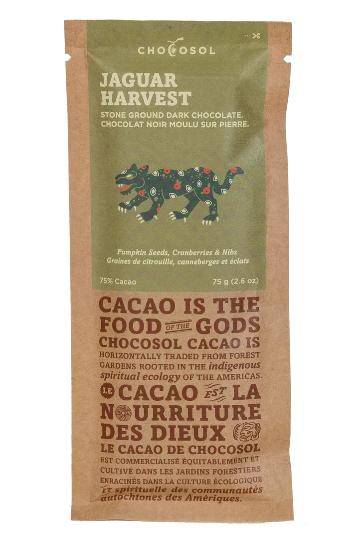 Jaguar Harvest 70% Stone Ground Dark Chocolate Bar