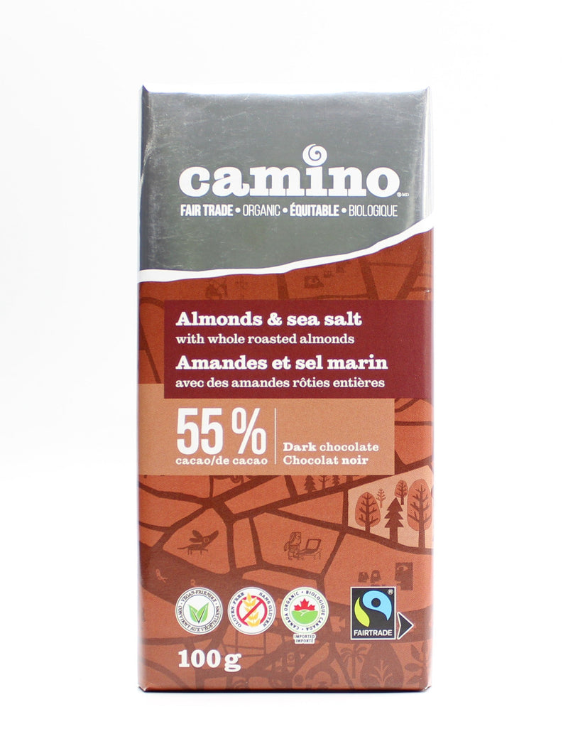 Organic 55% with Almonds & Sea Salt