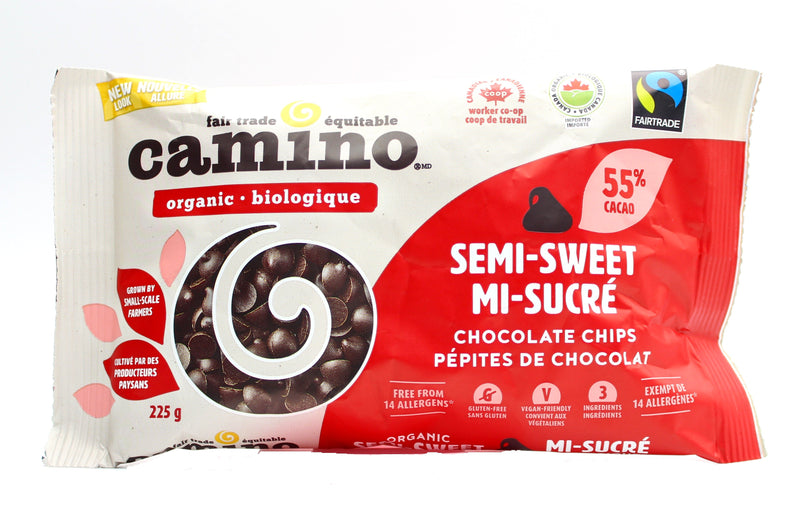 Organic Semi-sweet 55% Cacao Chocolate Chips
