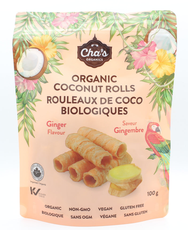 Organic Ginger Coconut Rolls