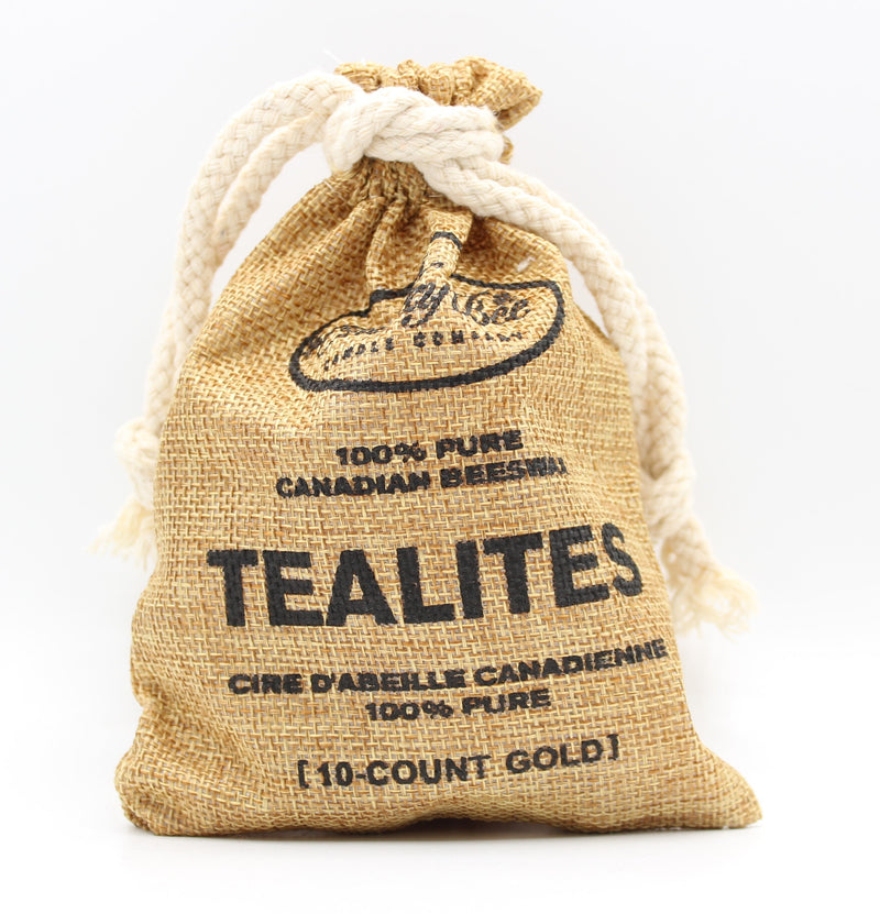 10-Count Gold Tealite Bag