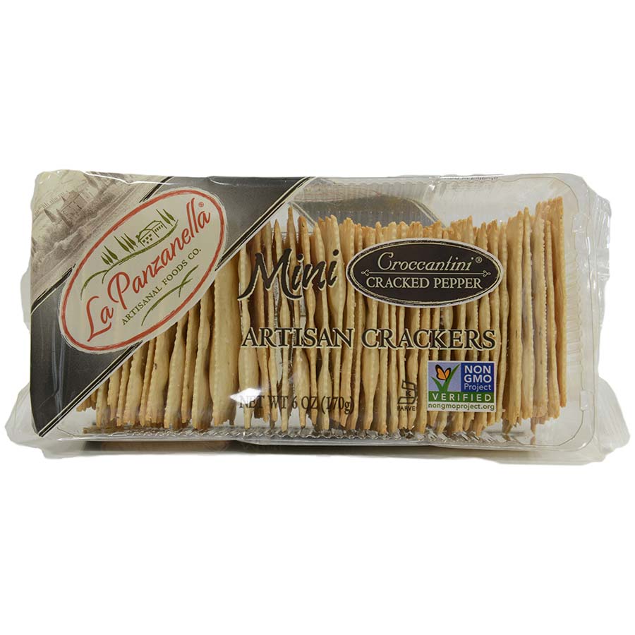 Cracked Pepper Mini Crackers