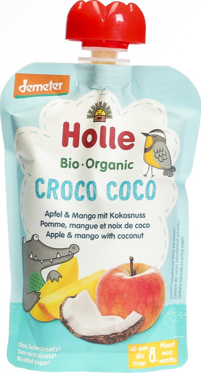 Organic Croco Coco Pouch