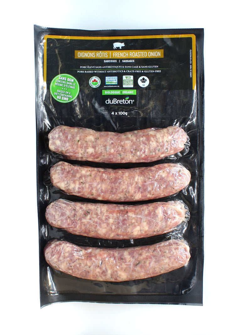 Organic French Roasted Onion Sausages