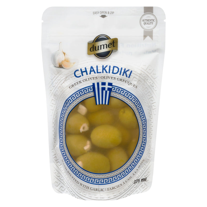 Chalkidiki Garlic Greek Olives