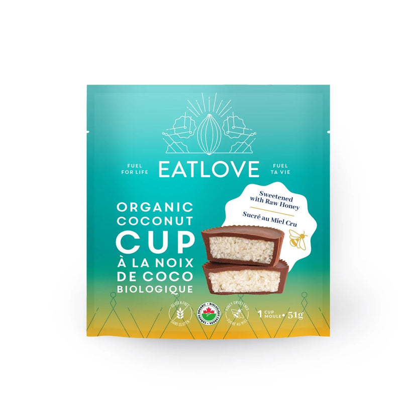 Organic Coconut Cup with Raw Honey