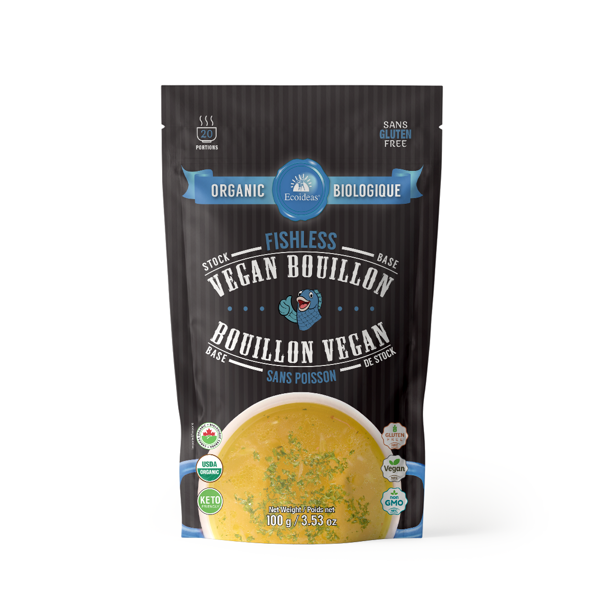 Organic Vegan Fishless Bouillon Powder