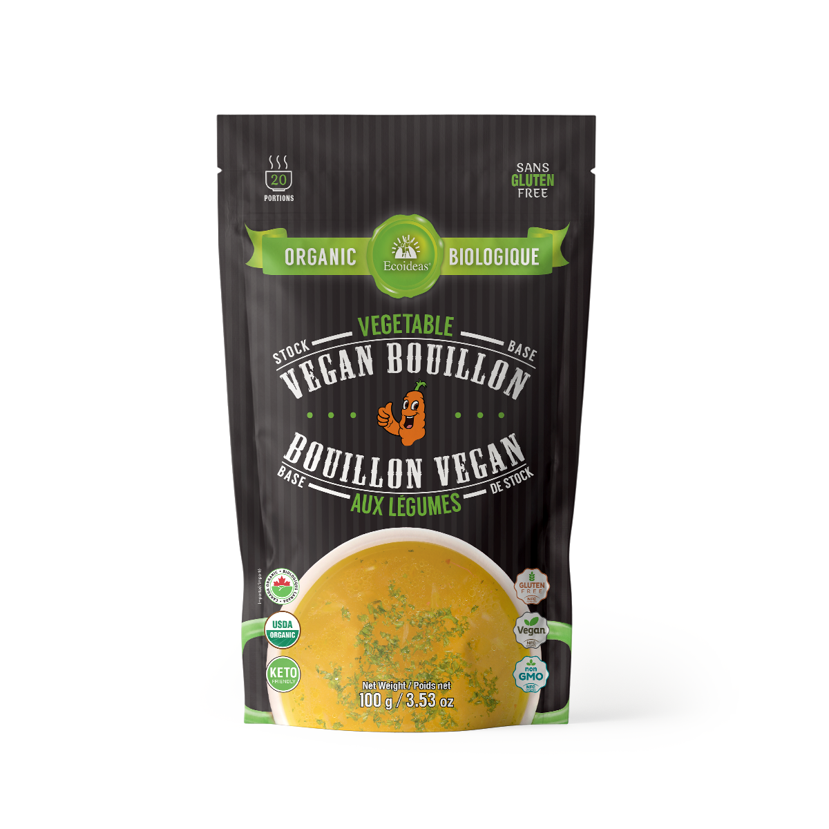 Organic Vegan Vegetable BouIllon Powder