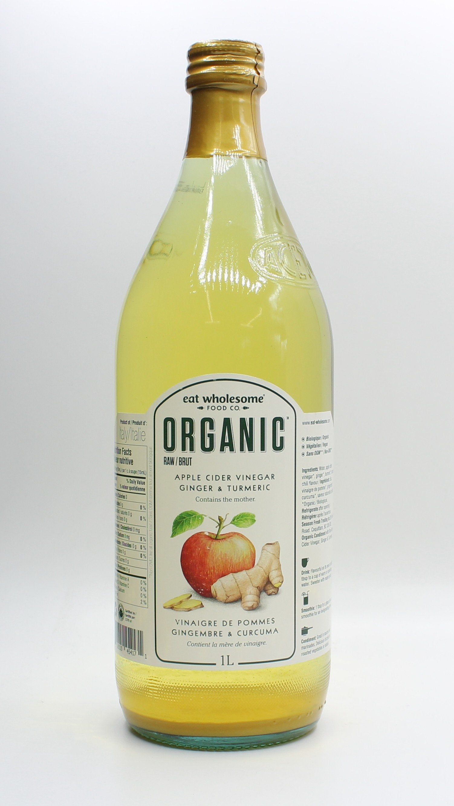 Ginger Turmeric Chili Apple Cider Vinegar