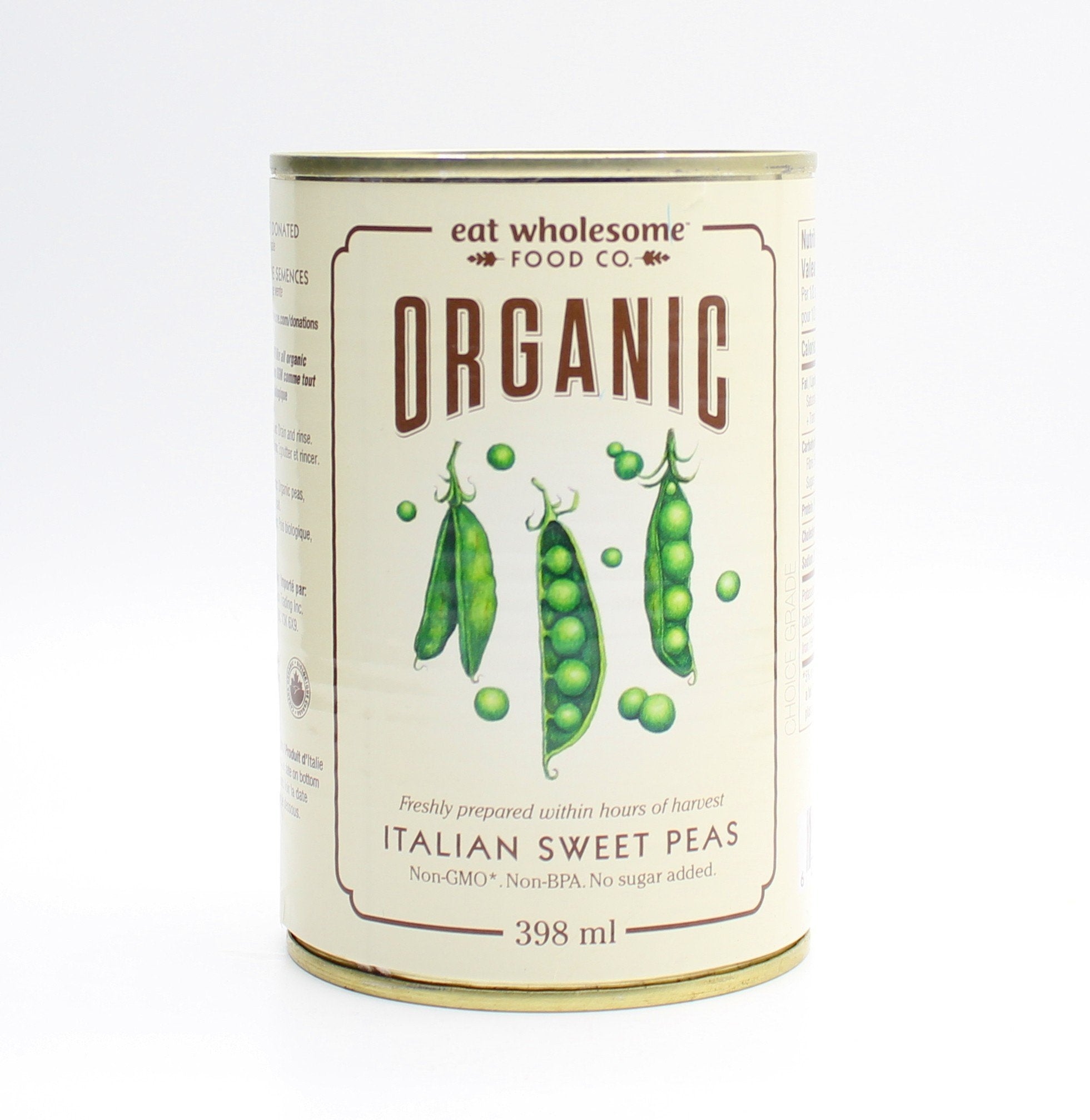 Organic Italian Sweet Peas