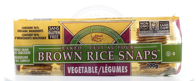Organic Vegetable Rice Snaps