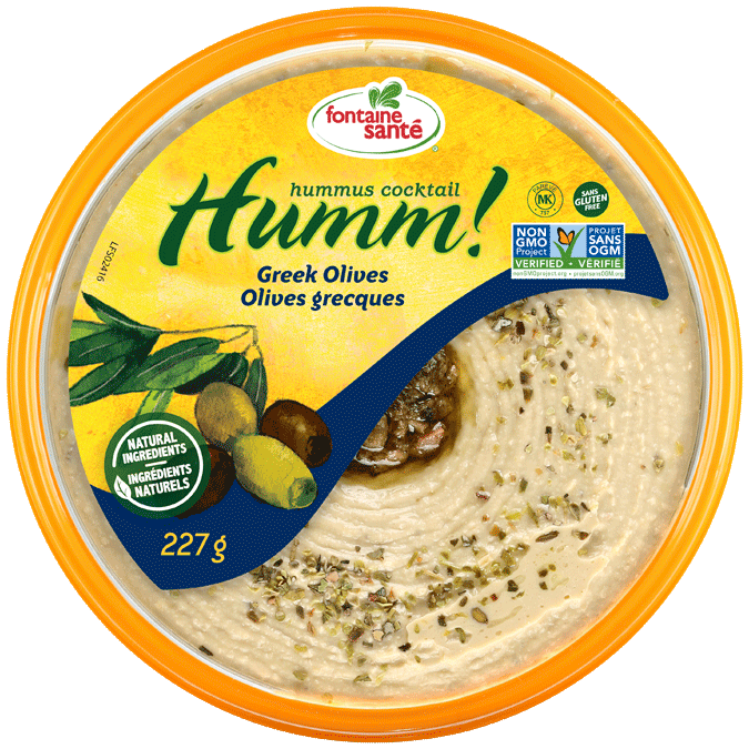 Hummus Greek Olives