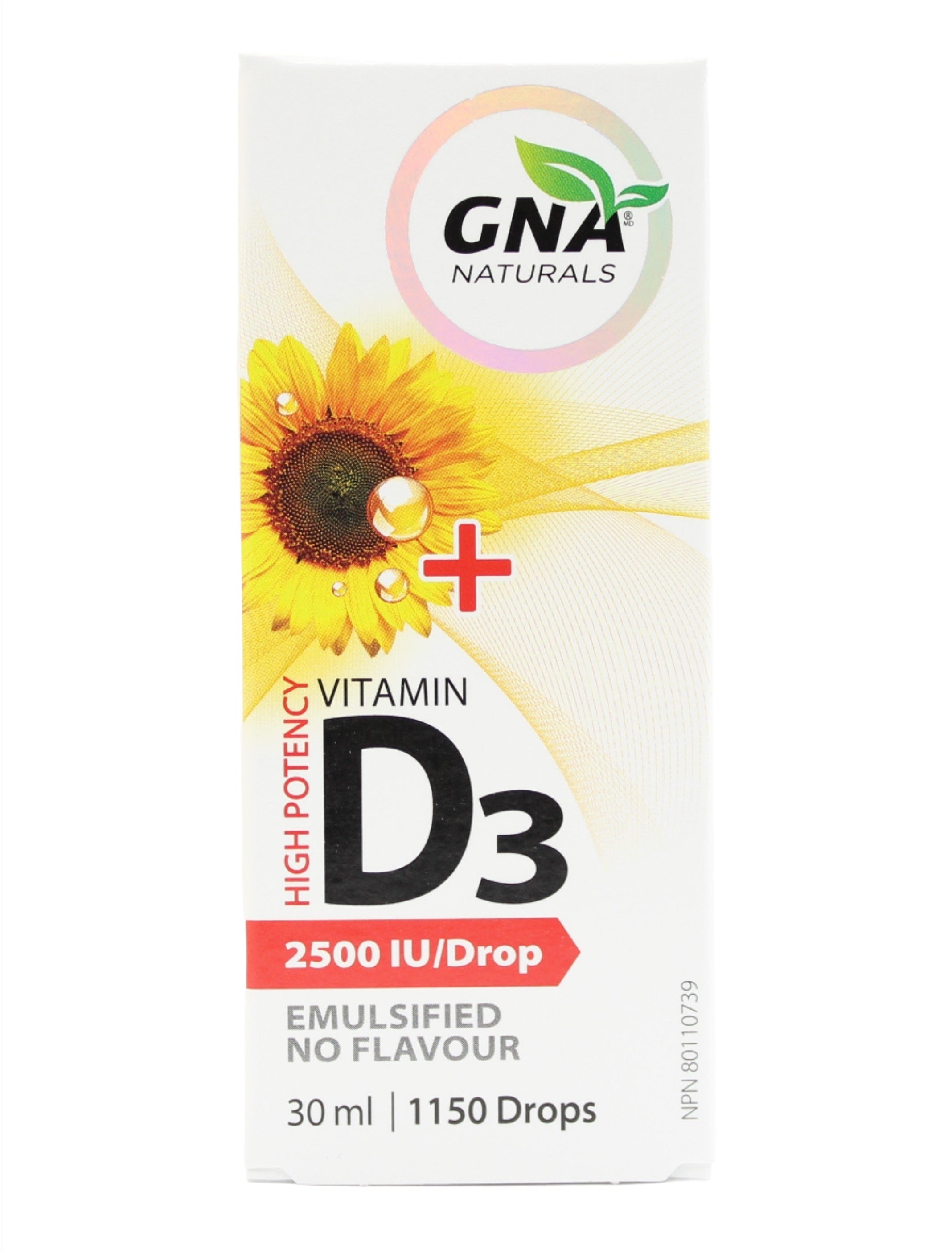 High Potency Vitamin D3 2500IU
